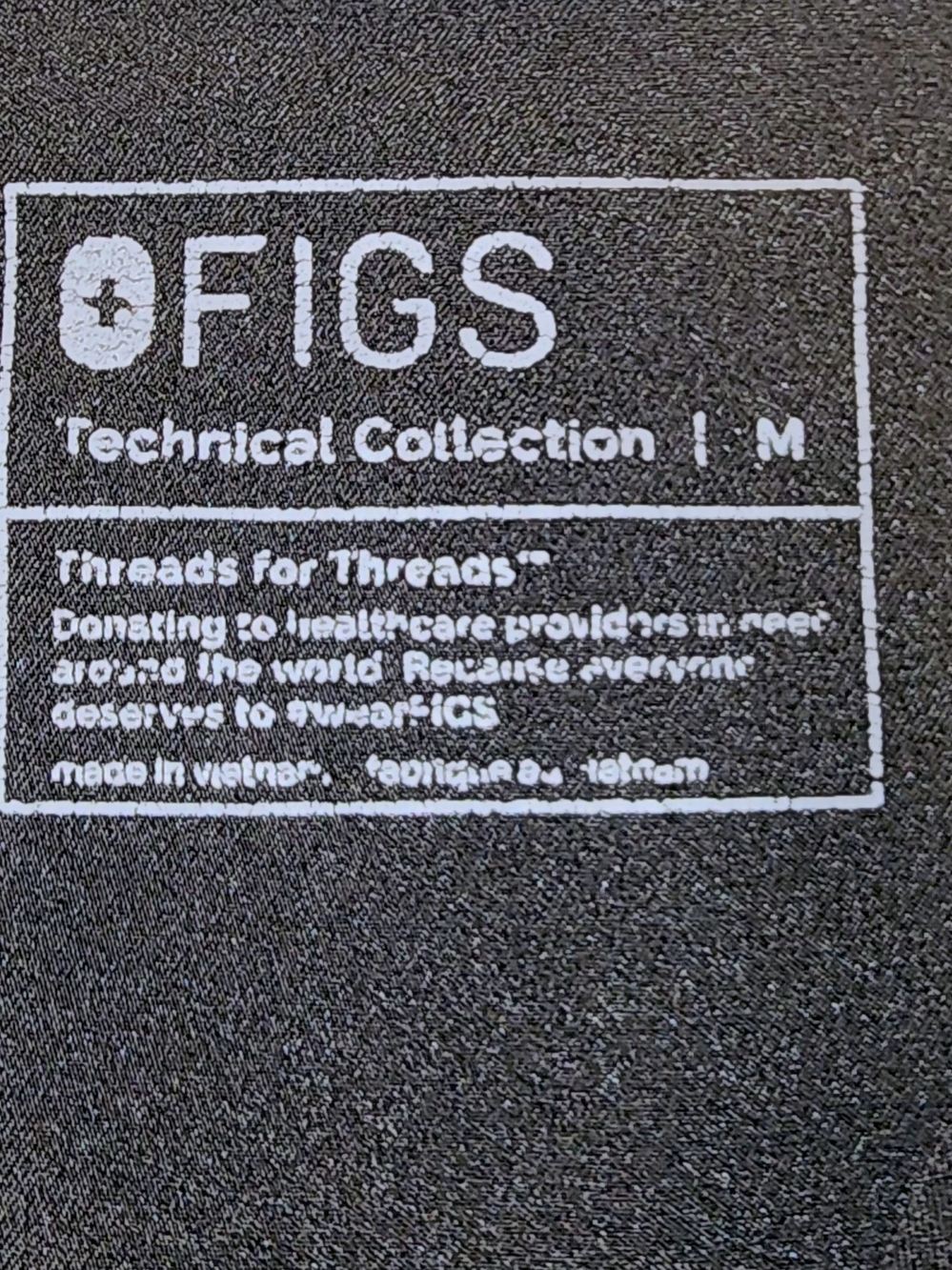 Figs Technical Collection Top in Black